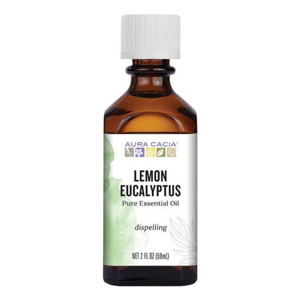 Aura Cacia 100% Pure Essential Oil Awakening Lemon Eucalyptus, 2 Oz